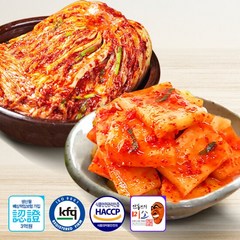 대상수상김치 학가산 국내산 별미김치세트 (포기4kg+석박지5kg), 단품