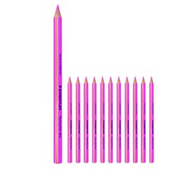 스테들러 텍스트서퍼 드라이 128 64 형광 색연필 핑크, 12입