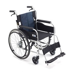 미키 휠체어 접이식 경량 환자용 노인 휠체어 12.1kg, 1개