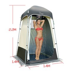 캠핑장 야영장 차박 간이 샤워 텐트 부스 탈의실, 옵션 1: 브라운 목욕 텐트, 브라운 목욕 텐트