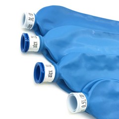 1PC 0.5/1/2/3 리터 마취 인공 호흡기 라텍스 무료 일회용 호흡 가방 저수지 가방 마취 기계 호흡기 Sac, 0.5L 7X20CM