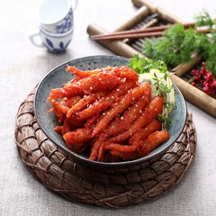 또밥찬 아삭 더덕무침 4kg 반찬단지 양념더덕 대용량, 1개