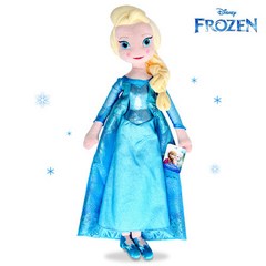 [돌앤돌스] 겨울왕국 엘사(Elsa)봉제인형 ver.2-43cm 엘사인형 캐릭터인형 디즈니인형 겨울왕국인형