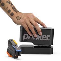 1초 디지털 프린팅 문신 타투 프링커 S 퓨어블랙세트, 혼합색상, 1개