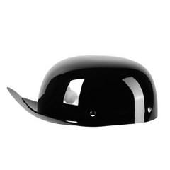 오토바이 스냅백 헬멧 야구모자 반모 3C 인증 레트로 헬멧 motorcycle half helmet 비보뉴 Z235K581, M, 전기 도금 블랙