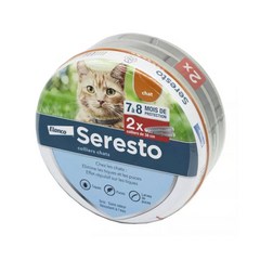 [프랑스내수용] 세레스토 진드기 방지 목걸이 고양이 38cm 더블팩, 1개