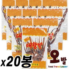 [오발] 대왕발35g x20봉 (창우식품), 35g, 20개