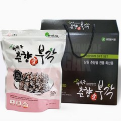 산정마을 국내산 찹쌀 바삭한 바래봉 춘향애 김부각 1BOX, 01_가정용 50gX5봉