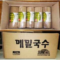 봉평원 메밀 국수-1박스( 1.0kg x15개)막국수(업소용), 단품