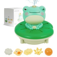 개구리목욕장난감