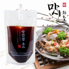 마시차오른 간장게장 소스 새우장 연어장 맛간장, 500g, 3개