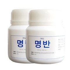 명반 180g 백반 봉숭아물 뱀퇴치 매염제, 2개