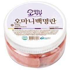 속초 오마니 백명란젓갈 350g 수제 100% 저온숙성 저염젓갈, 1개