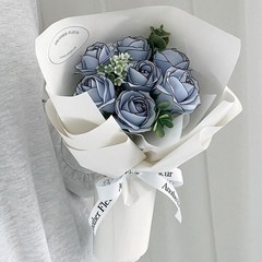 어나더플레르 라인 고급 장미 꽃다발, 블루