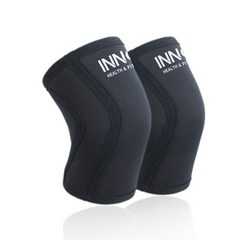 니슬리브 헬스 축구 농구 크로스핏 런닝 등산 네오프렌 무릎보호대 7mm INNOI-N70, 1개