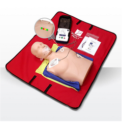 [my-U100m AEDT] 프레스탄 CPR마네킹(모니터형) +교육용 AED세트/심폐소생 제세동세트(모니터형), 1세트
