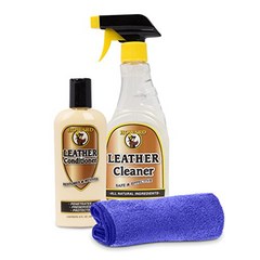 Howard Leather Cleaner and Leather Conditioner Kit. Car Leather Cleaner Furniture Couch Shoe Jackets Leather Protector Spray Repair Polish