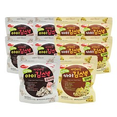 베베스트 처음먹는 바삭바삭 아이 김스낵 (혼합) 오리지널 5개+양파맛 5개, 10개, 오리지널+양파맛