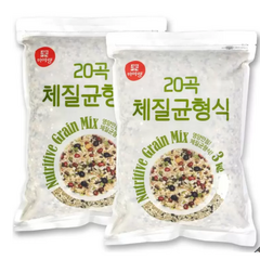 미이랑 체질균형식 20곡혼합 3kg x 2포, 2개