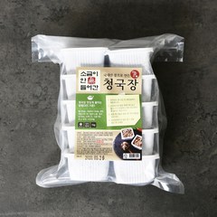 정들콩 국내산 콩으로 만든 무염 청국장, 100g, 30개