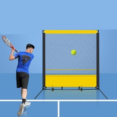 테니스 바운스 네트 폭 1.86m 3.6m 연습망 휴대용 벽치기 싱글 연습, 소형(폭1.85m), 1개