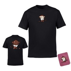 [볼링 의류] 스윕 기능성 라운드 티셔츠 몽끼끼 티셔츠 + 몽끼끼 볼타올 SET