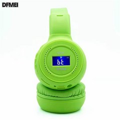 DFMEI N65BT 헤드셋 블루투스 무선 스포츠 블루투스 TF 카드 FM 라디오 블루투스 이어폰 트리플, 녹색