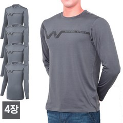 워킹맨 아울렛 4세트 초겨울시즌 고스판 더블유 라운드 티셔츠 작업복 인상복 근무복 빅사이즈 현장복 쾌적한 티셔츠 A103