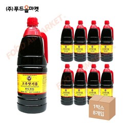 푸드올마켓_ 새댁표 고추맛기름 1.5L 한박스 (1.5L x 8ea), 8개