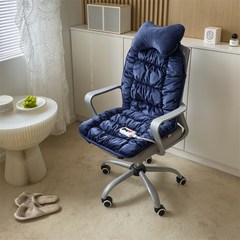 YAMAGA 동계전기방석 온열방석 의자 온열매트 의자등받이 보온 발열 방석, 네이비 블루, 48*48*48cm
