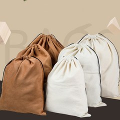 큰 먼지 커버 통기성 핸드백 의류 보관 가방 홀더 재사용 가능, [03] Khaki 32x40cm, 보여진 바와 같이, 1개