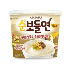 아이배냇 순보들면 28g, 쇠고기, 4개