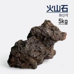 화산석 5kg / 수족관 어항 수조 장식품 돌 모스 활착 레이아웃 용암석 조경석 꾸미기 구피 수석 ADA 현무암