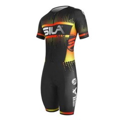 Sila Kids 사이클링 스케이트 슈트 인라인 스케이트 스피드 반소매 레이싱 Ciclismo Children's Fast Clothing New