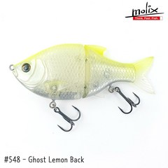 몰릭스 빅베이트 글라이드 베이트 140 플로팅 Molix Glide Bait 140F, #548 Ghost Lemon Back, 1개