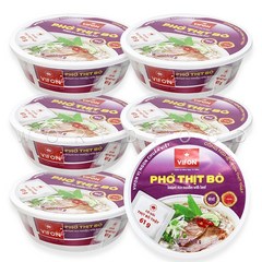 비폰 베트남 포띠보 쌀국수 큰 컵라면 (리얼소고기)120g x 10개 6개 12개 24개, 120g