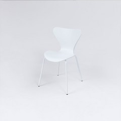 가구앤하우스 줄리엣 플라스틱 디자인 업소용 카페 식당 식탁 의자 (8colours), 화이트, 1개