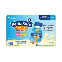 페디아슈어 PediaSure Grow & Gain 그로우 앤 게인 뉴트리션 바닐라맛 어린이 쉐이크 237ml 24병, 바닐라 ( Vanilla Shake ), 24개