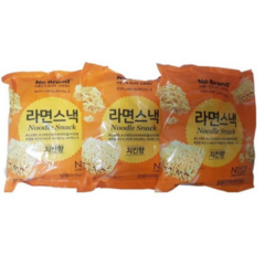 노브랜드 라면스낵 250g 3봉 총 30개 대용량 가성비 벌크업 간식, 3팩