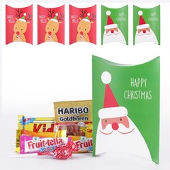 크리스마스 간식 선물 상자 개별포장 과자답례품, 간식6종, 6세트