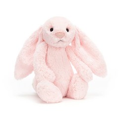 Jellycat 젤리캣 애착인형 수면인형 바쉬풀 버니 토끼인형 M/L/XL, XL사이즈 (51cm), 연핑크