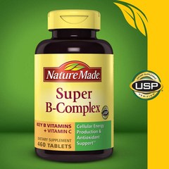 Nature Made 네이처메이드 Super-B Complex 460Tabs 수퍼B 콤플랙스 460정, 1개