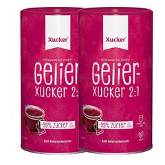 독일 슈카 Xucker Gelier2:1 자일리톨 2:1 저당 겔화 설탕 대체품 1kg, 2팩