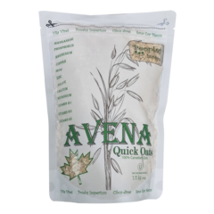 AVENA 캐나다 오트밀 500g 100%귀리, 1개, 4kg(3+1)(500gx8)