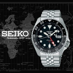 세이코 SEIKO GMT 스포츠 오토매틱 다이버 방수 남성 패션 메탈시계 SSK001 SBSC001