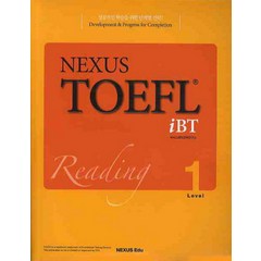 NEXUS TOEFL IBT READING LEVEL. 1, 넥서스에듀