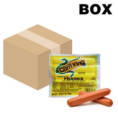 [부대킹] 콘킹 후랑크 소시지 454g (고염) X 24개 (BOX)