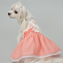 도그아이 강아지옷 애견의류 꽃한복, 핑크