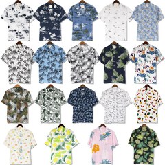 하와이안 셔츠 빅사이즈(95~130) 얇고 시원한 세미루즈핏 19가지 디자인