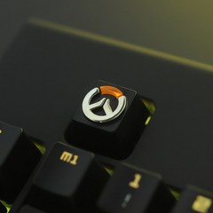 사용자 정의 합금 금속 장인 애니메이션 Keycaps OEM Keycap 세트 기계식 키보드 액세서리 용 R4 높이 캡 Diy Desktop Dota2, 오버 워치, 하나, 하나